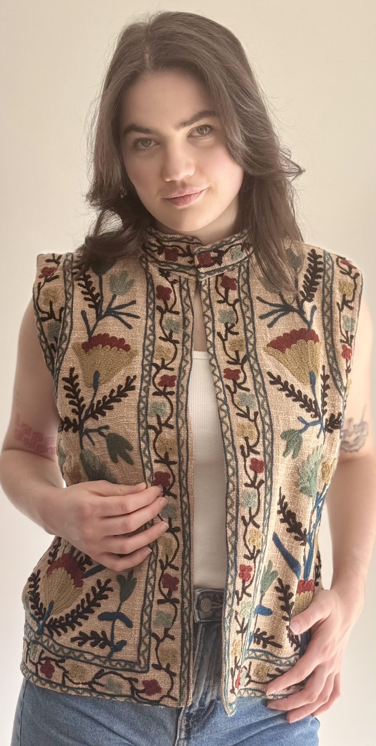 Gilet Anna Reversible Suzani – Image 6