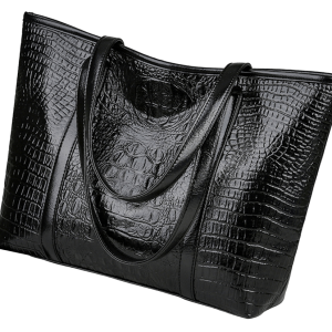 Sac cabas simili cuir pas cher Effet Crocodile