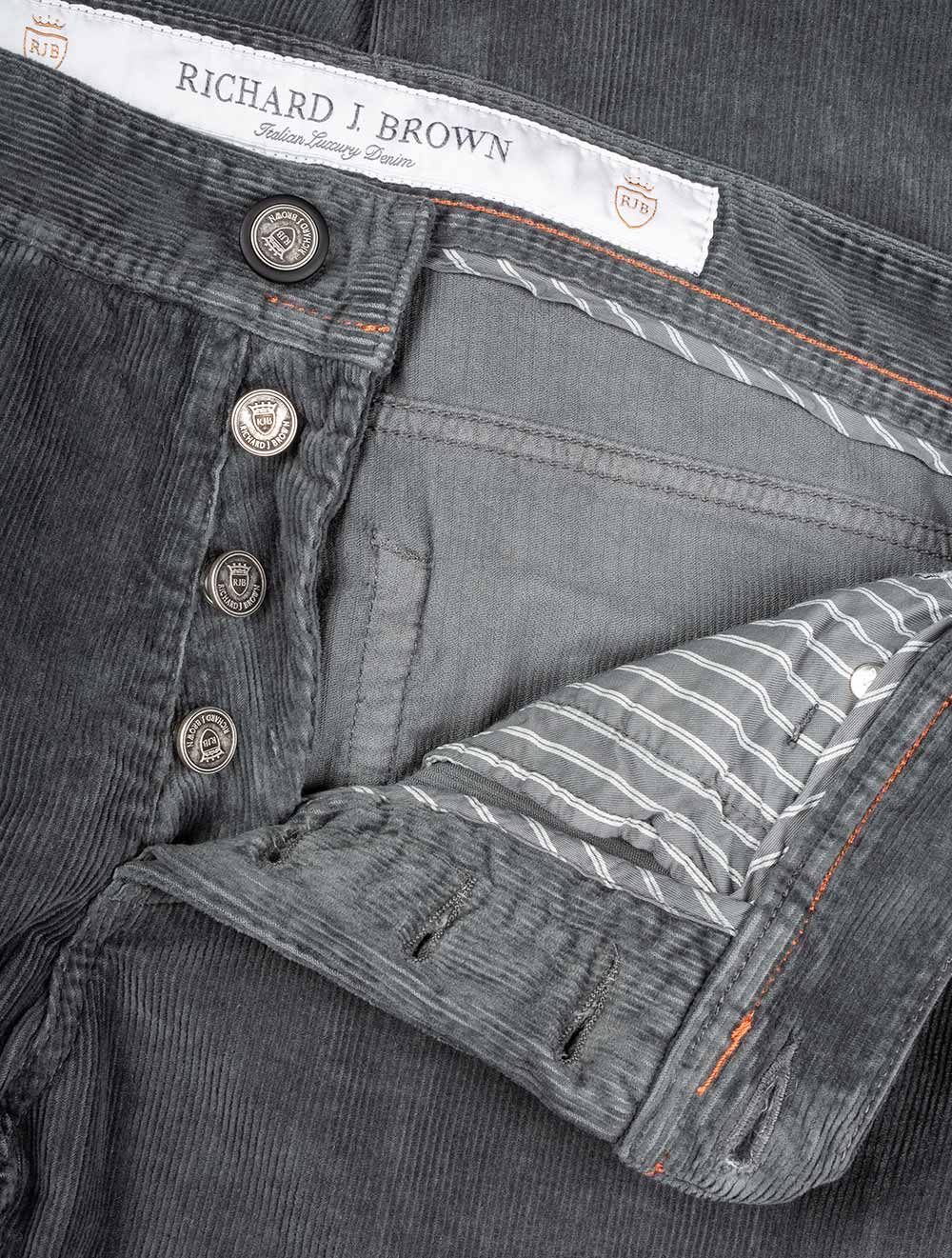 Luxury Cotton Cashmere Cord Grey – Image 6