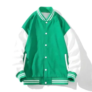 Veste Baseball Verte