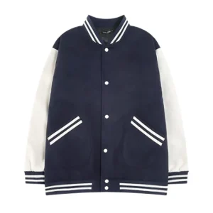 Veste Teddy Bleu pour Femme