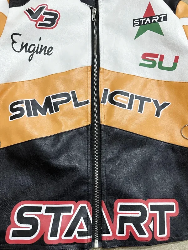 Veste Teddy Cuir Femme – Image 3