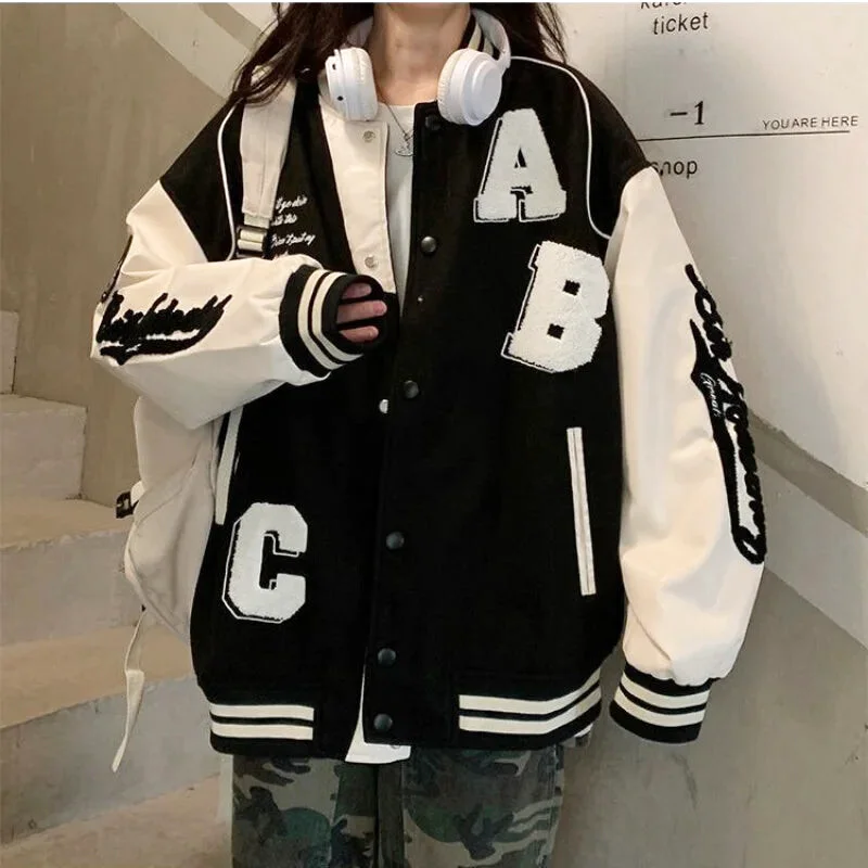 Veste Teddy Femme Noir et Blanc – Image 3